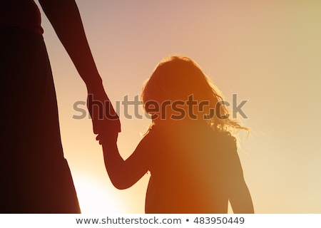 Stock photo: Mother Holding Childs Hand