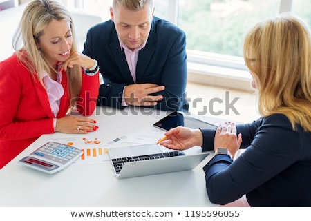 Foto stock: Meeting With Financial Adviser