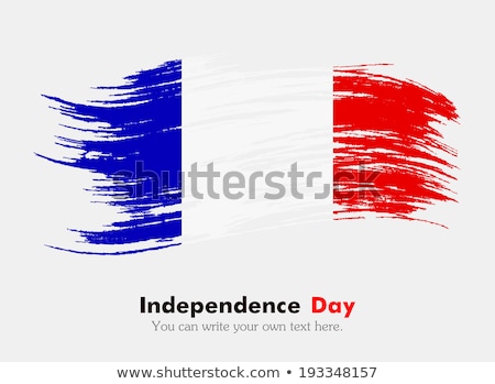 Stockfoto: National Flag Of France Grungy Effect