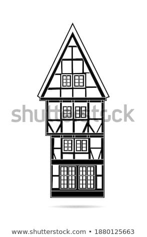 Stock photo: Window On An Old Half Timbered House Germany