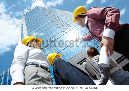 Businesspeople And Cloudy Sky Stockfoto © Pressmaster