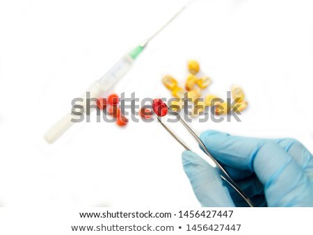 Stock fotó: Scientist In Genetic Laboratory Holding Corn On The Cob