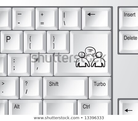 Conversions Button On Computer Keyboard Stock foto © Pixachi