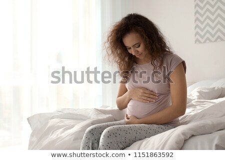 Сток-фото: Young Beautiful Woman Expecting Baby