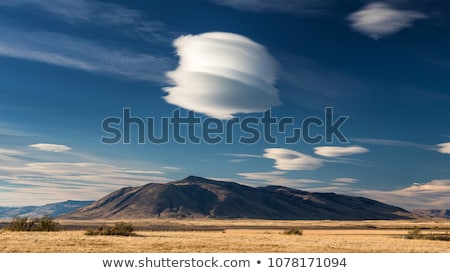 Stock photo: Lenticular Clouds In The Mountains