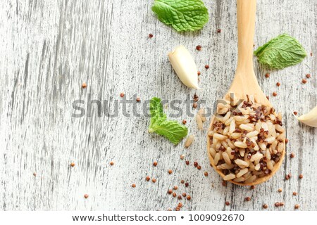 Stock photo: Wholegrain Rice And Quinoa Grain