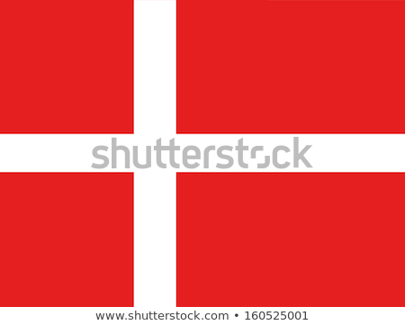 Stock photo: Denmark Flag Vector Illustration