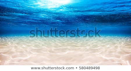 Foto stock: Transparent Blue Sea Water