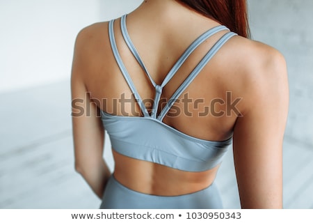 Stock photo: Grey Bra