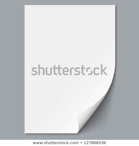 Stock photo: Bended White Sheet