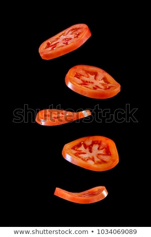 Foto stock: Sliced Red Tomato