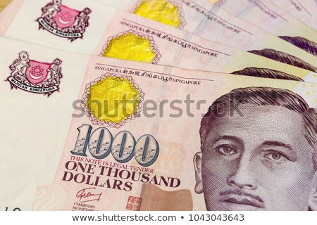 Stock foto: Singapore One Thousand Dollars Currency Notes Closeup