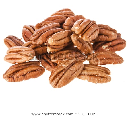 Stock photo: Raw Pecan Halves