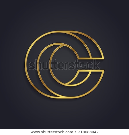 Stockfoto: Abstract Symbol Of Letter C