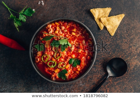 Сток-фото: Traditional Mexican Dish Chili Con Carne