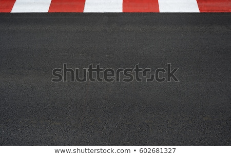 Foto stock: Motor Race Asphalt Curb On Monaco Grand Prix Street Circuit