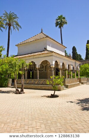 Pavilion Of Carlos V In Alcazar Seville Spain Foto d'archivio © Neirfy