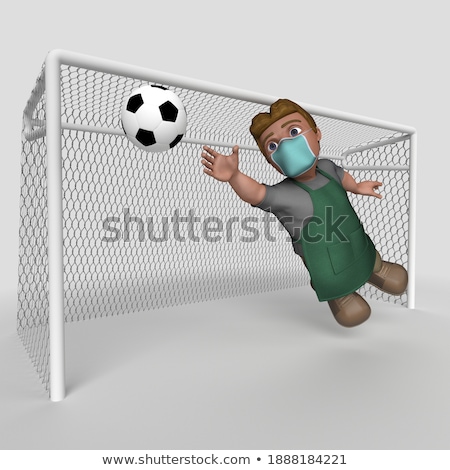 Soccer Goal Imagine de stoc © Kjpargeter