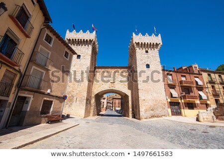 ストックフォト: The Low Gate Of Medieval City Daroca