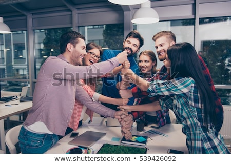 Zdjęcia stock: Handshaking - Team Work