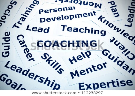 Foto stock: Coaching Concept Vignetting