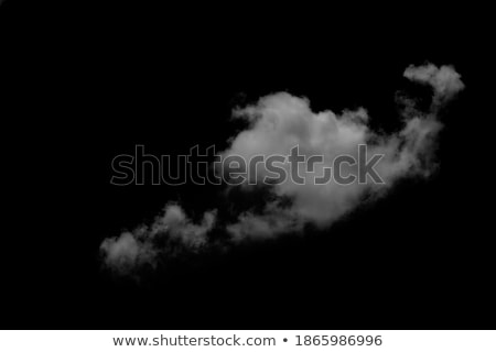 Foto stock: Bright Colorful Fume Abstract Shapes Over White