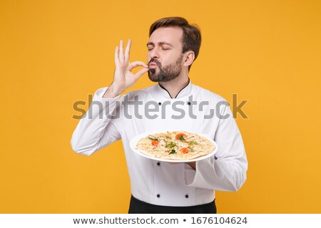 [[stock_photo]]: Male Chef Making Hand Gesturing