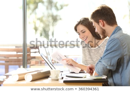 Stockfoto: Files On Laptop Showing Organized Documents