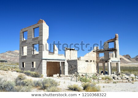 Foto stock: Rhyolite Ghost Town