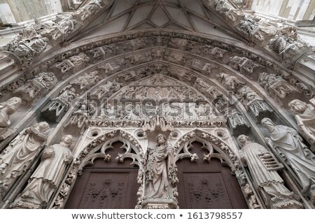 Foto d'archivio: Detail Of The Cathedral Of Regensburg