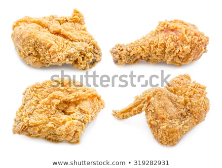 Stock fotó: Crisp Crunchy Golden Chicken Legs And Wings