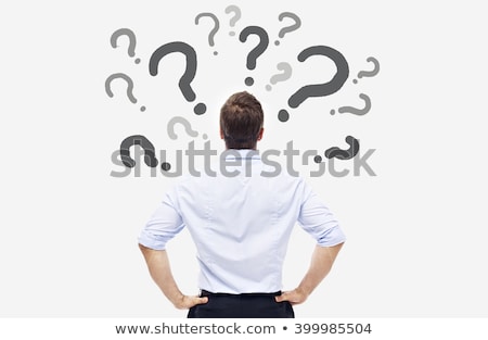 Foto stock: Business Man Thinking Solution