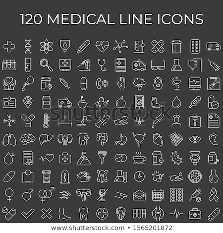 Foto stock: Kidney Line Icon