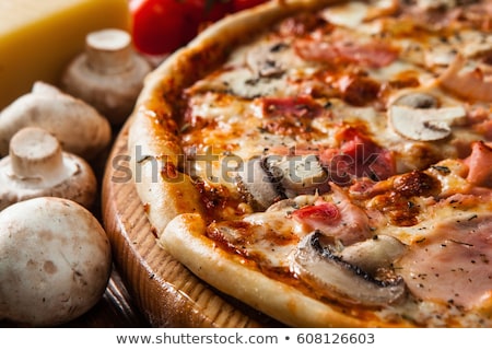 Stock fotó: Delicious Mushrooms Pizza