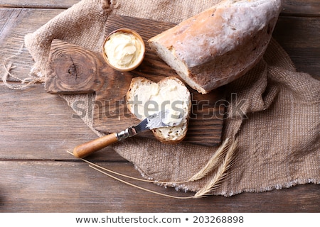 Stock photo: Fresh Butter On Bread