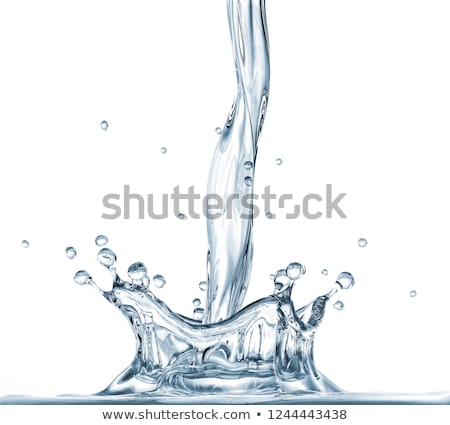 Stockfoto: Water Pouring On Ice