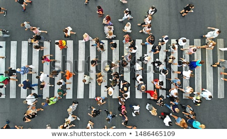 Stock fotó: At The Crosswalk