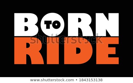 Stock photo: Extreme Sport Motorbike Riding Postcard Vector