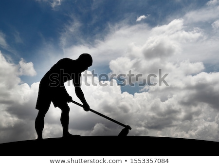 Foto stock: Working On Plantation