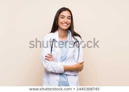 Stock photo: Doctor Woman Isolated