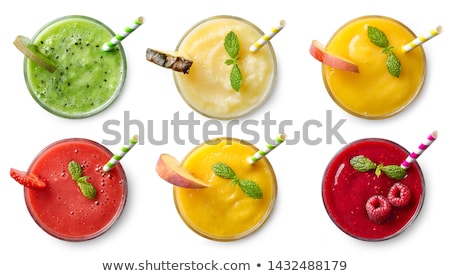 Foto stock: ários · coquetéis · de · frutas