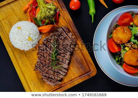 Сток-фото: Grilled Meat Steak On The Grill