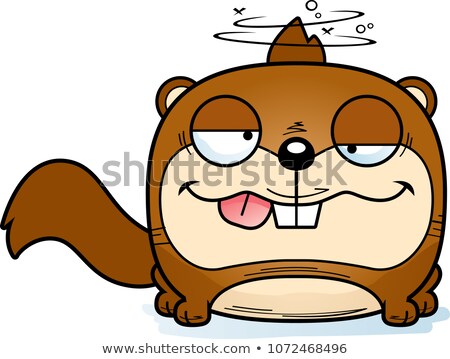 Stock photo: Cartoon Goofy Squirrel