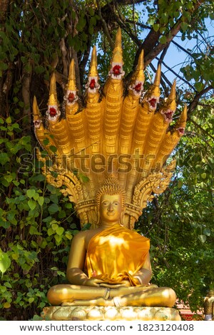 ストックフォト: Buddha Statue In Traditional Asian Style Vientiane Laos