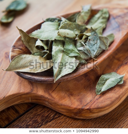 Stock photo: Dried Curry Leaves