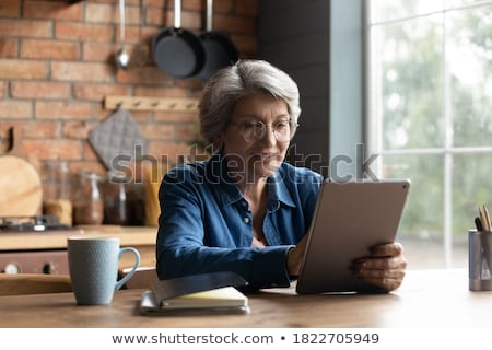 Stockfoto: Person Holding Tablet Technology Concept