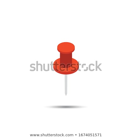 Stock photo: Red Pushpin