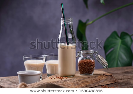 Stock foto: Lactose Free Nondairy Buckwheat Milk