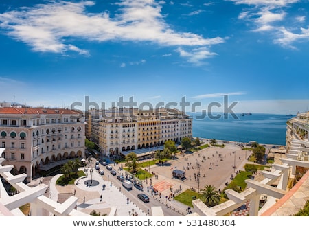 Foto stock: Aristotelous Square Thessaloniki Greece