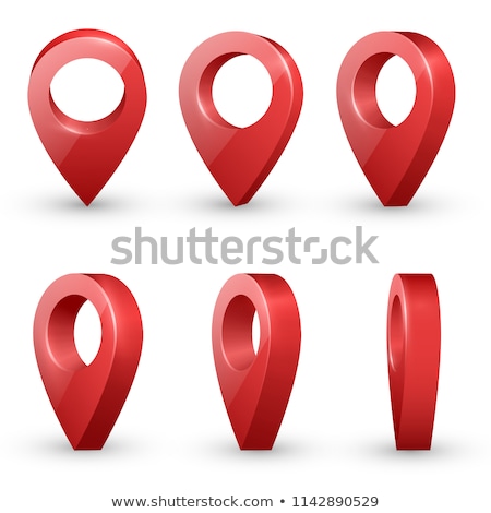 Set Of Modern Vector 3d Pointers Stock foto © Makstorm